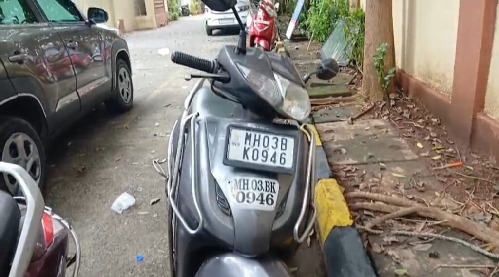 "Navi Mumbai Kharghar Road Accident involving Mercedes and scooter; woman killed, husband injured, student driver held"