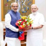 उपराष्ट्रपति पद के लिए नामांकन दाखिल करते सीपी राधाकृष्णन, साथ में पीएम मोदी और भाजपा के वरिष्ठ नेता।