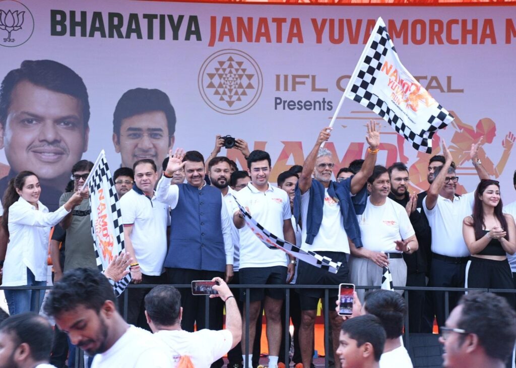 प्रधानमंत्री नरेंद्र मोदी के 75वें जन्मदिवस के उपलक्ष्य में भारतीय जनता युवा मोर्चा (भाजयुमो), मुंबई द्वारा रविवार, 21 सितंबर 2025 को “नमो युवा रन” का आयोजन