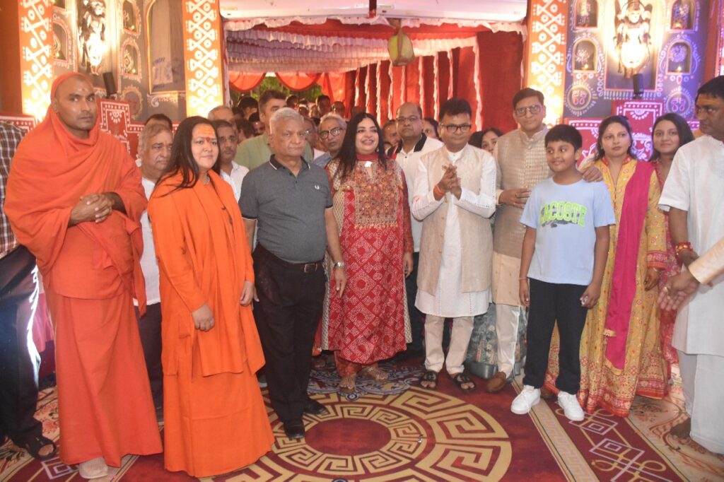 डॉ. अनील काशी मुरारका ने किया श्री शतचंडी महायज्ञ के पंडाल का लोकार्पण