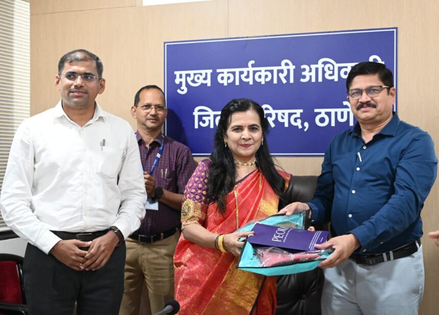 सहायक प्रशासन अधिकारी कल्पना तोरावणे सेवानिवृत्त, ठाणे जिला परिषद ने किया सम्मान