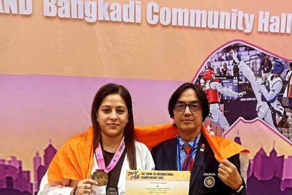 थाई ओपन इंटरनेशनल ताइक्वांडो चैम्पियनशिप 2025 में कोरियन कॉम्बैट मार्शल आर्ट्स अकादमी के खिलाड़ियों ने 8 पदक जीतकर भारत और मुंबई का नाम रोशन किया।