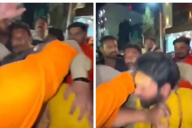 उज्जैन के नानाखेड़ा क्षेत्र में अलग समुदाय के युवक से मारपीट का वीडियो वायरल, महाकाल दर्शन के लिए आए युवक को पुलिस ने जांच के लिए हिरासत में लिया।