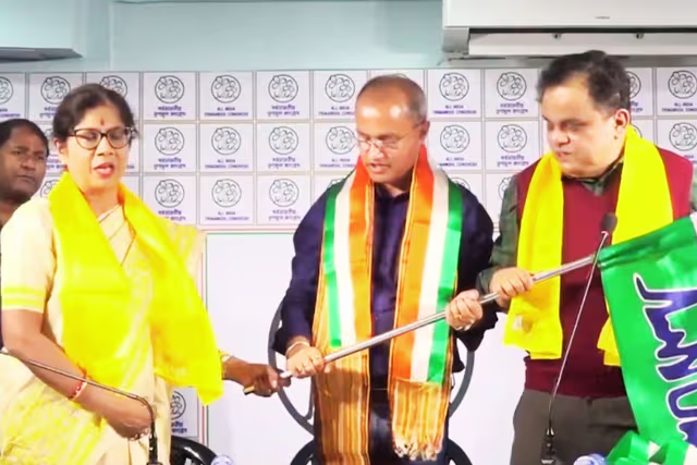 कर्सियोंग के विधायक विष्णु प्रसाद शर्मा ने भाजपा छोड़ तृणमूल कांग्रेस का दामन थामा