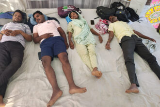 Central Railway Hunger Strike