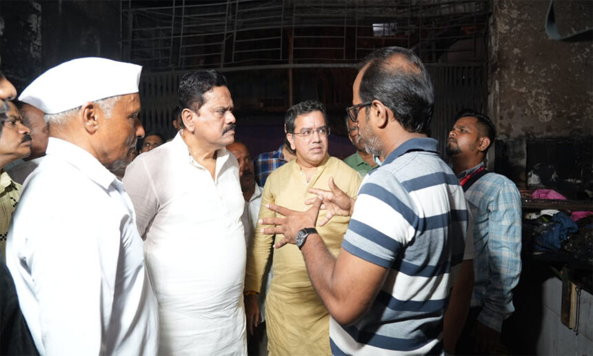 Massive Fire at Gavdevi Vegetable Market