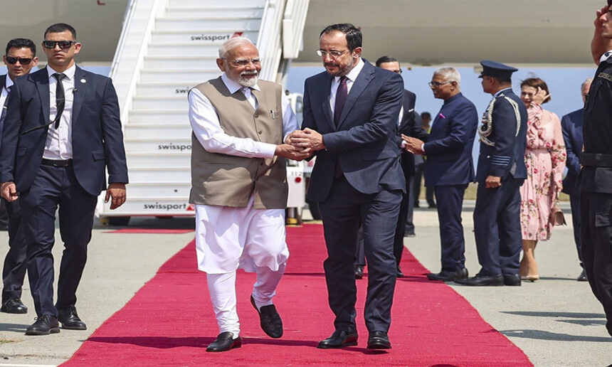 Modi-Christodoulides Meeting