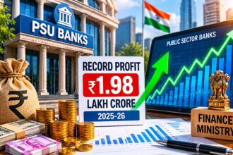 Record profit in Indian banking sector