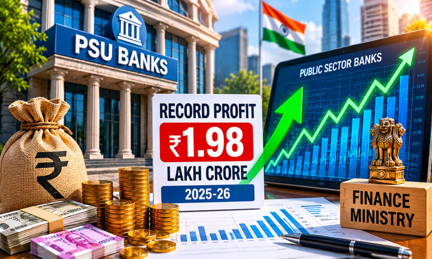 Record profit in Indian banking sector