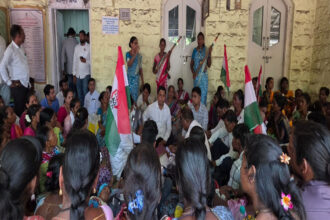 Shramjeevi Sanghatana Protest
