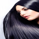 shiny hair