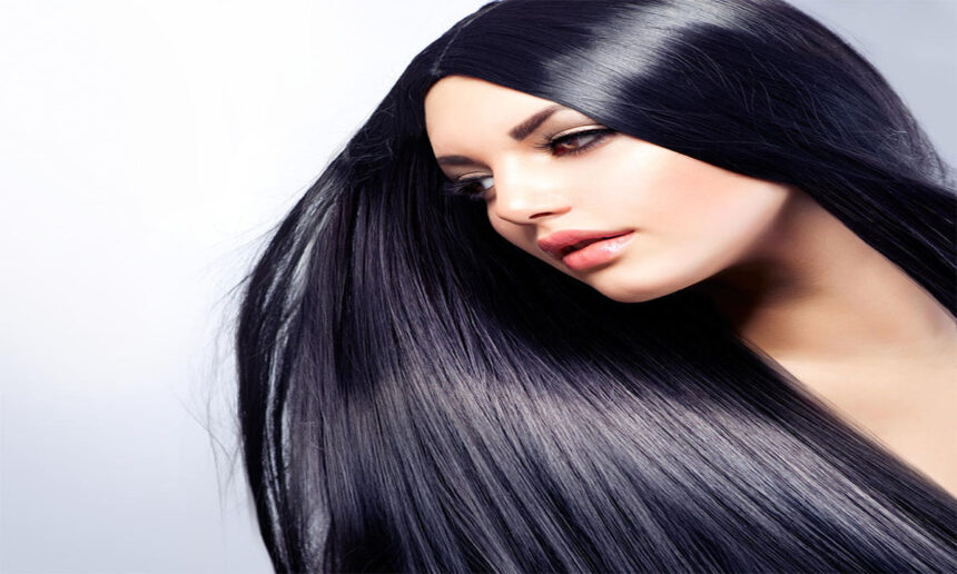 shiny hair