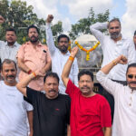 Garland-laying ceremony