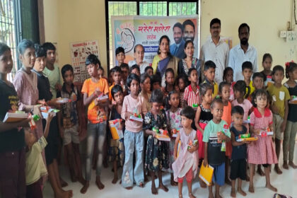 Notebooks Distributed to Children