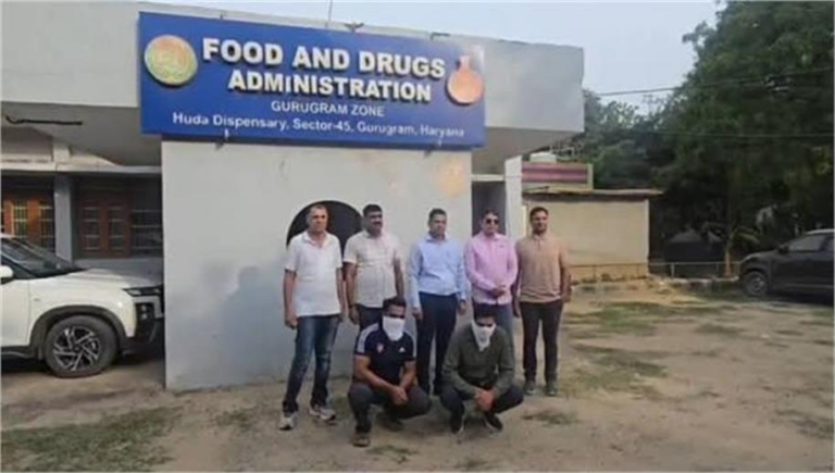 गुरुग्राम में FDA और दिल्ली पुलिस की संयुक्त कार्रवाई में ब्लड प्रेशर की नकली दवाओं का अंतरराज्यीय गिरोह बेनकाब, रुड़की से होता था निर्माण और कई राज्यों में होती थी सप्लाई।